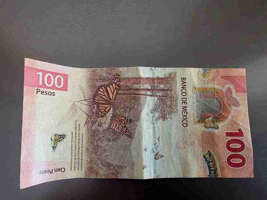 Mexikanische 1-Peso-Muenze Vorderseite