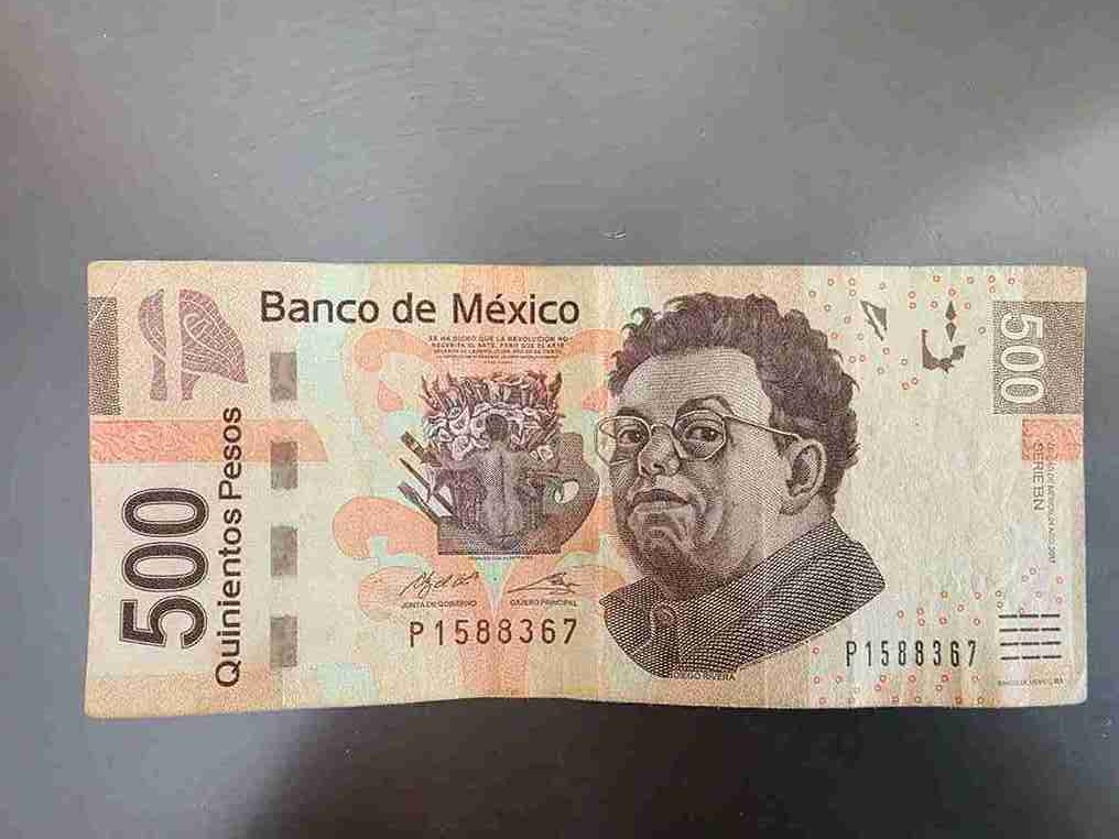 Mexikanische 1-Peso-Muenze Vorderseite