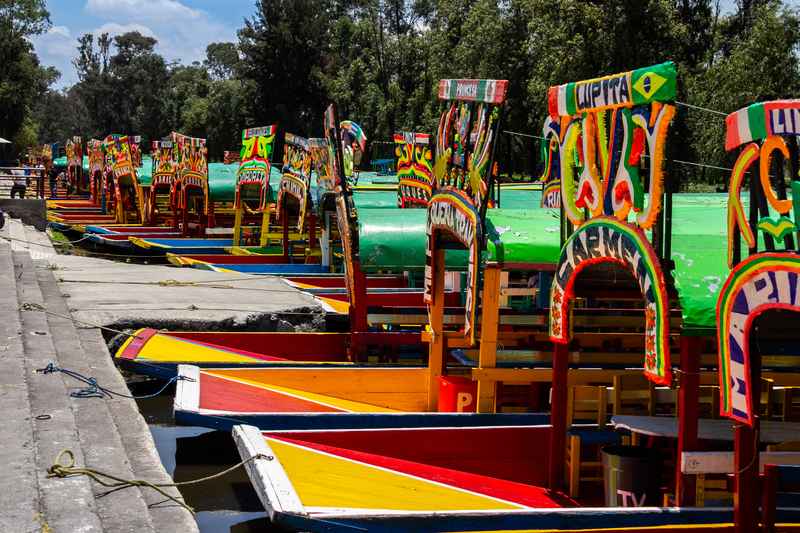 Die schwimmenden Gärten von Xochimilco